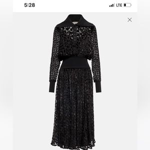 NWT Tory Burch velvet Devore dress